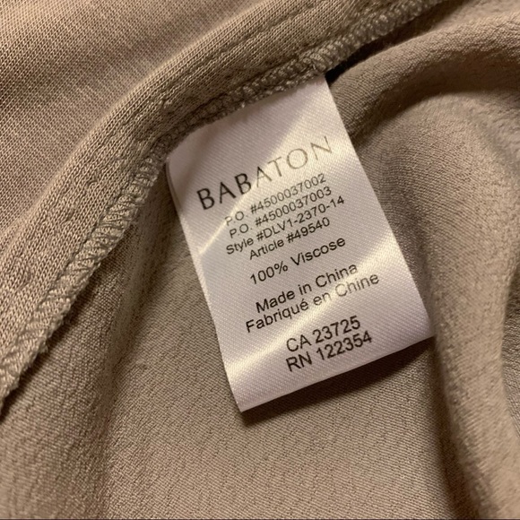 Babaton Gray Drape Front Asymmetrical Zip Lightweight Jacket - Picture 14 of 14